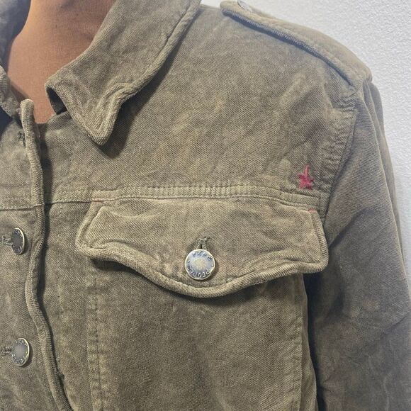 Free People Everlyn Jacket In Moss (Army Green / Olive) Size Medium - Picture 4 of 11